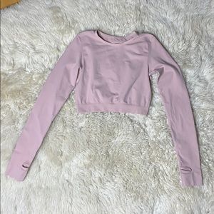 Nux long sleeve crop top
